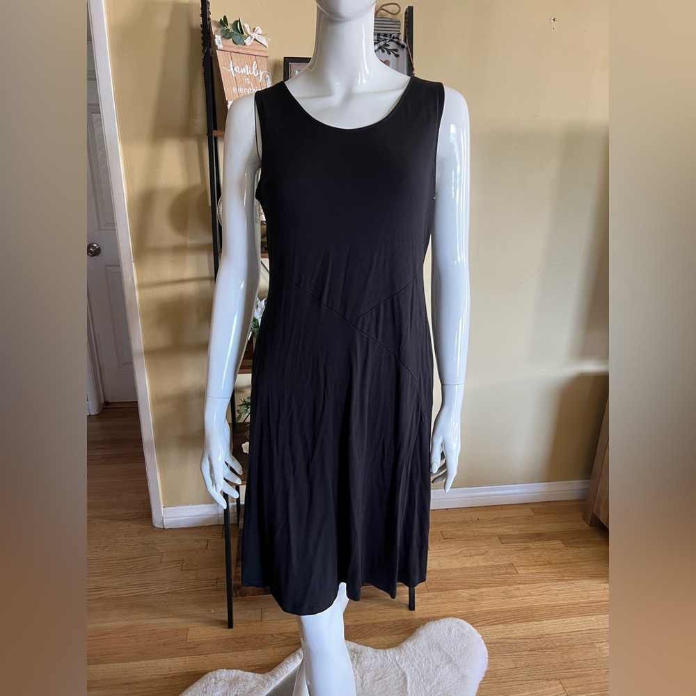 Betabrand Women’s Black Midi Dress SZ Small🖤